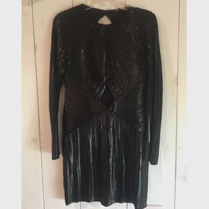 Express Sequined semi formal dress